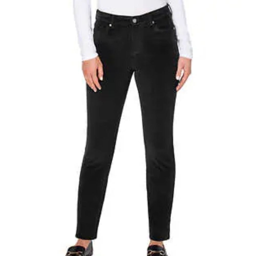 Denim & Co blue jeans QVC size‎ 14 straight leg